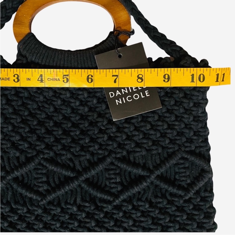 Nwot Danielle Nicole Macrame Handbag - image 7